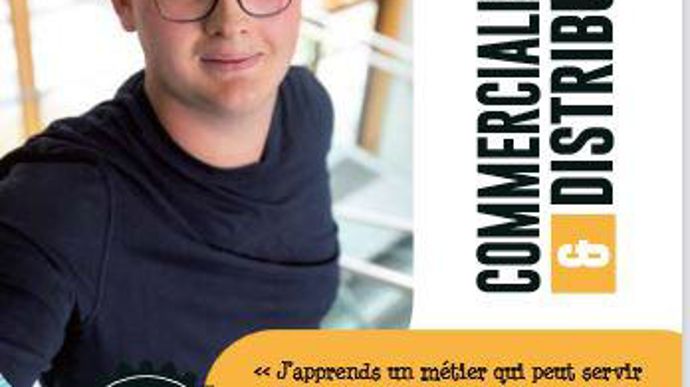 Victor Bertrand, BTS technicocommercial Agrofournitures au Lycée Le Fresne à Angers.